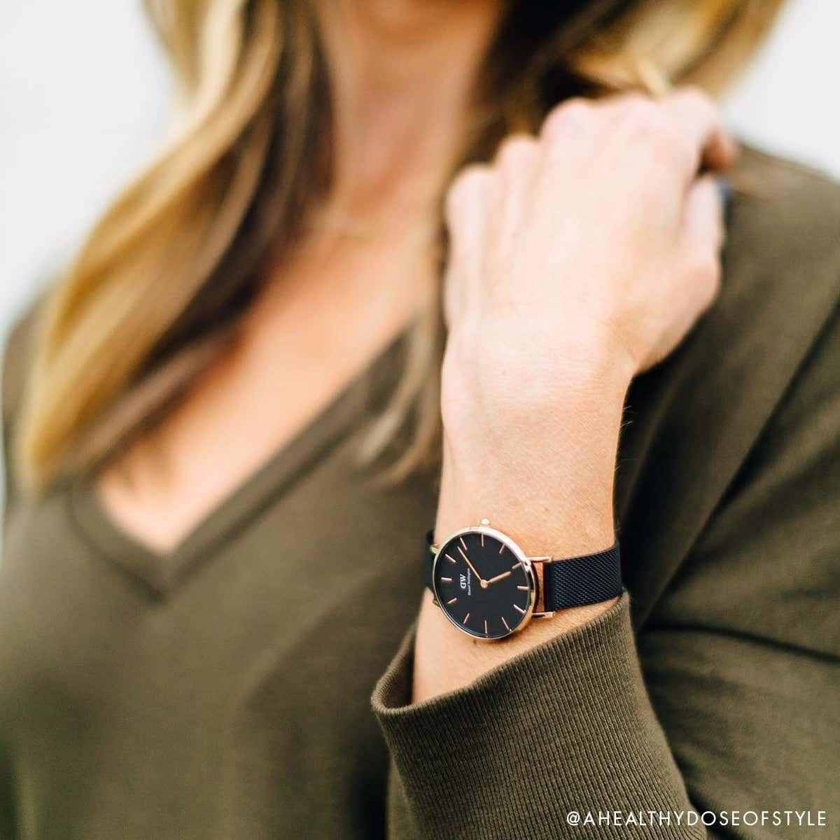 dw官网 dw手表官网 dw中国官网 dw官方旗舰店 DW DW官网 Bundle W+S Petite Black Ashfield RG 32mm+Sheffield 14mm