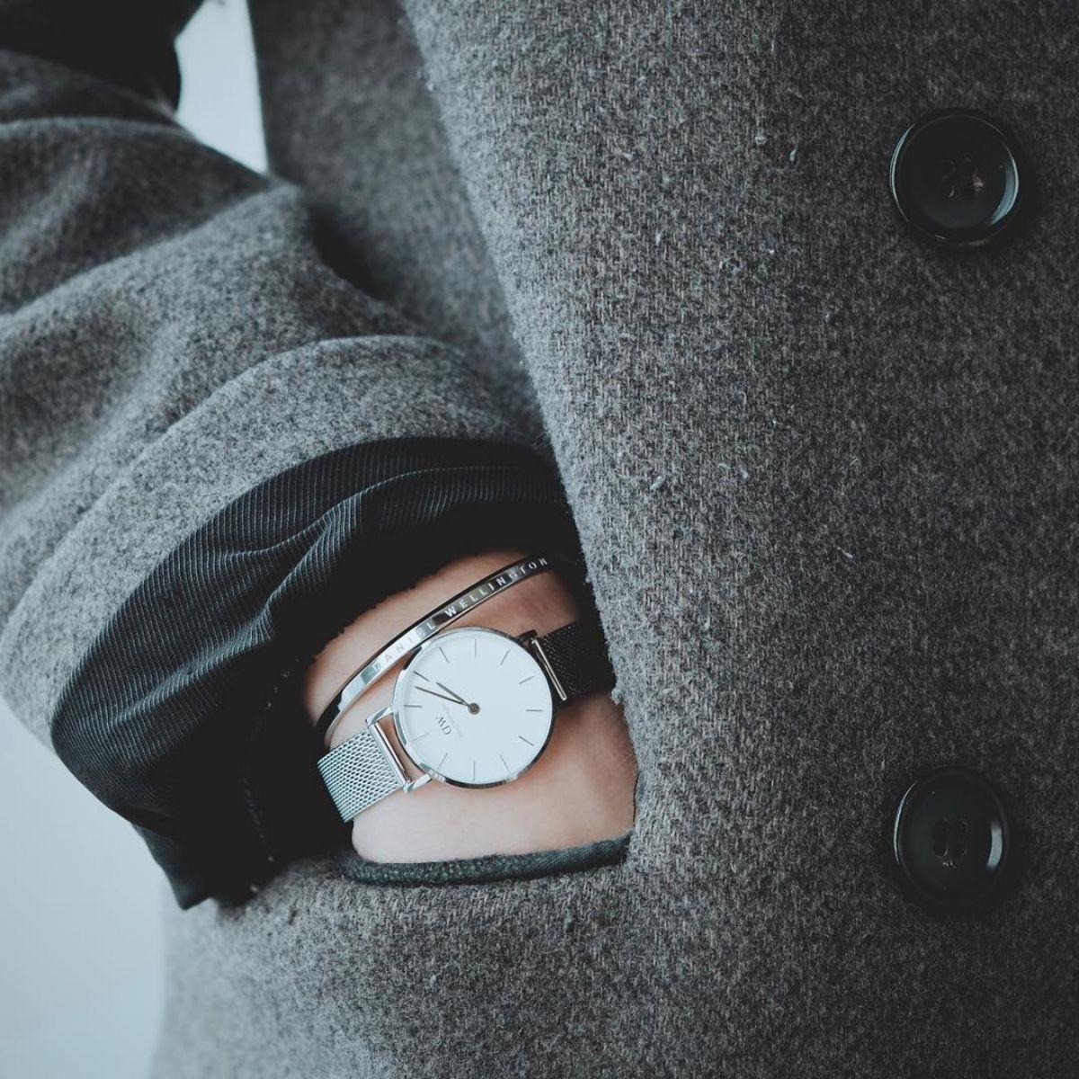 dw官网 dw手表官网 dw中国官网 dw官方旗舰店 DW DW官网 Bundle W+S Petite Sterling Silver 32mm+Bondi Silver 14mm