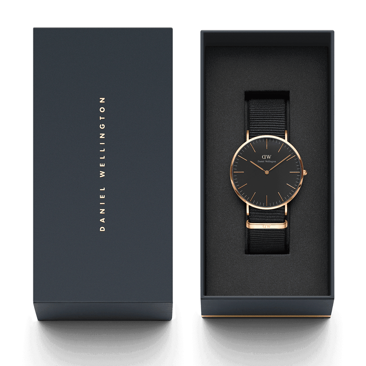 dw官网 dw手表官网 dw中国官网 dw官方旗舰店 DW DW官网 W Classic Black Cornwall RG 40mm