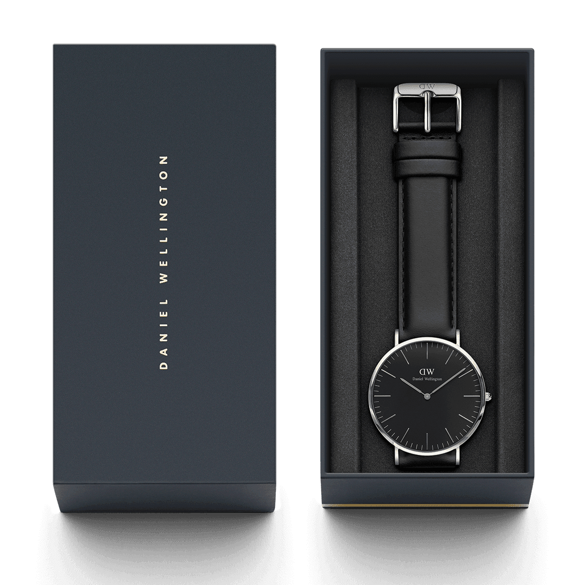 dw官网 dw手表官网 dw中国官网 dw官方旗舰店 DW DW官网 W Classic Black Sheffield Silver 40mm