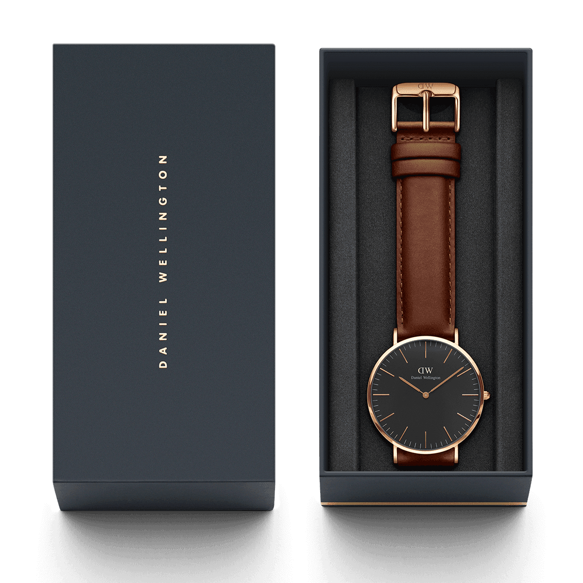 dw官网 dw手表官网 dw中国官网 dw官方旗舰店 DW DW官网 W Classic Black St Mawes RG 40mm