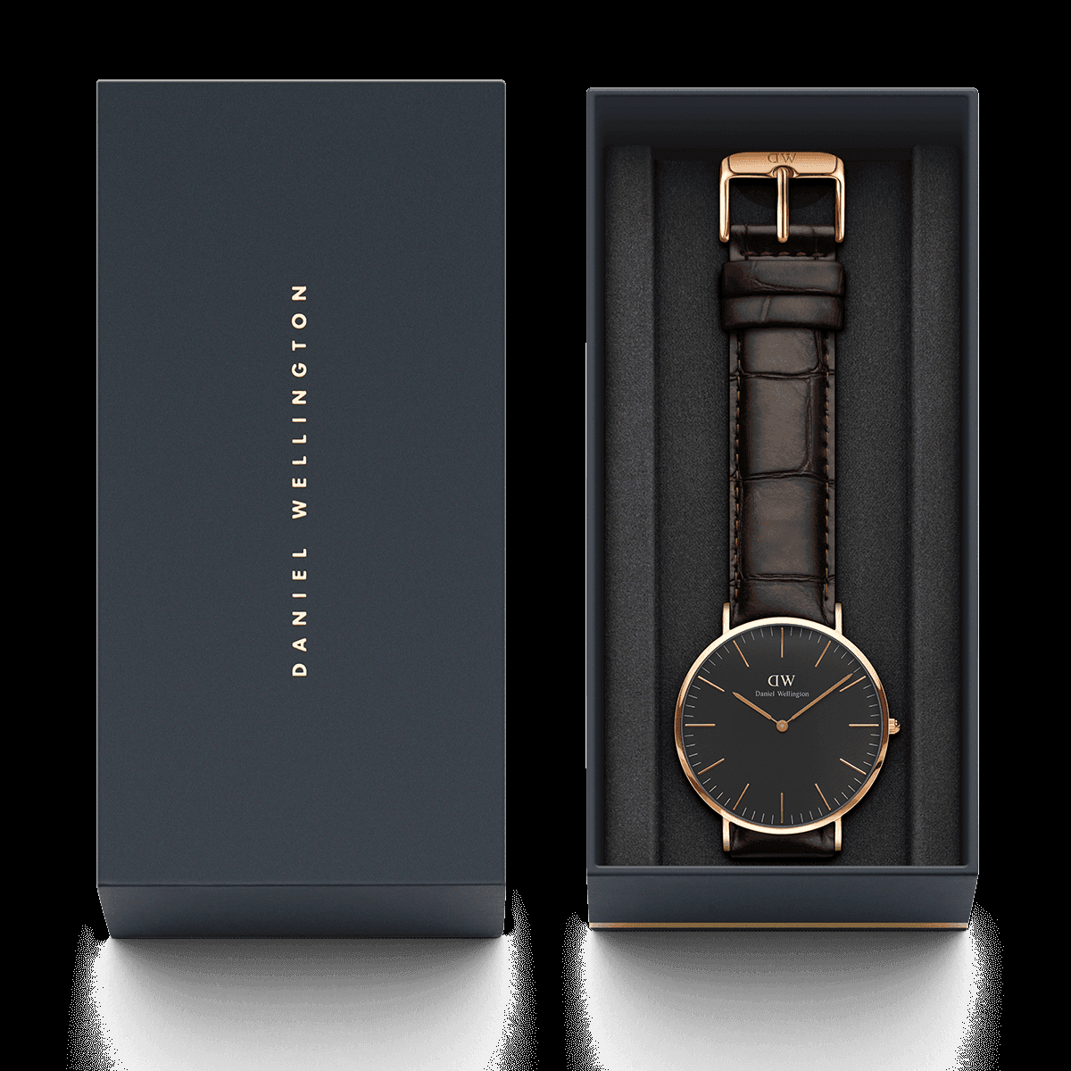 dw官网 dw手表官网 dw中国官网 dw官方旗舰店 DW DW官网 W Classic Black York RG 40mm