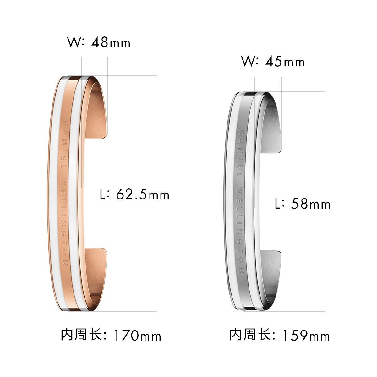 dw官网 dw手表官网 dw中国官网 dw官方旗舰店 DW DW官网 Classic Bracelet Satin White RG M