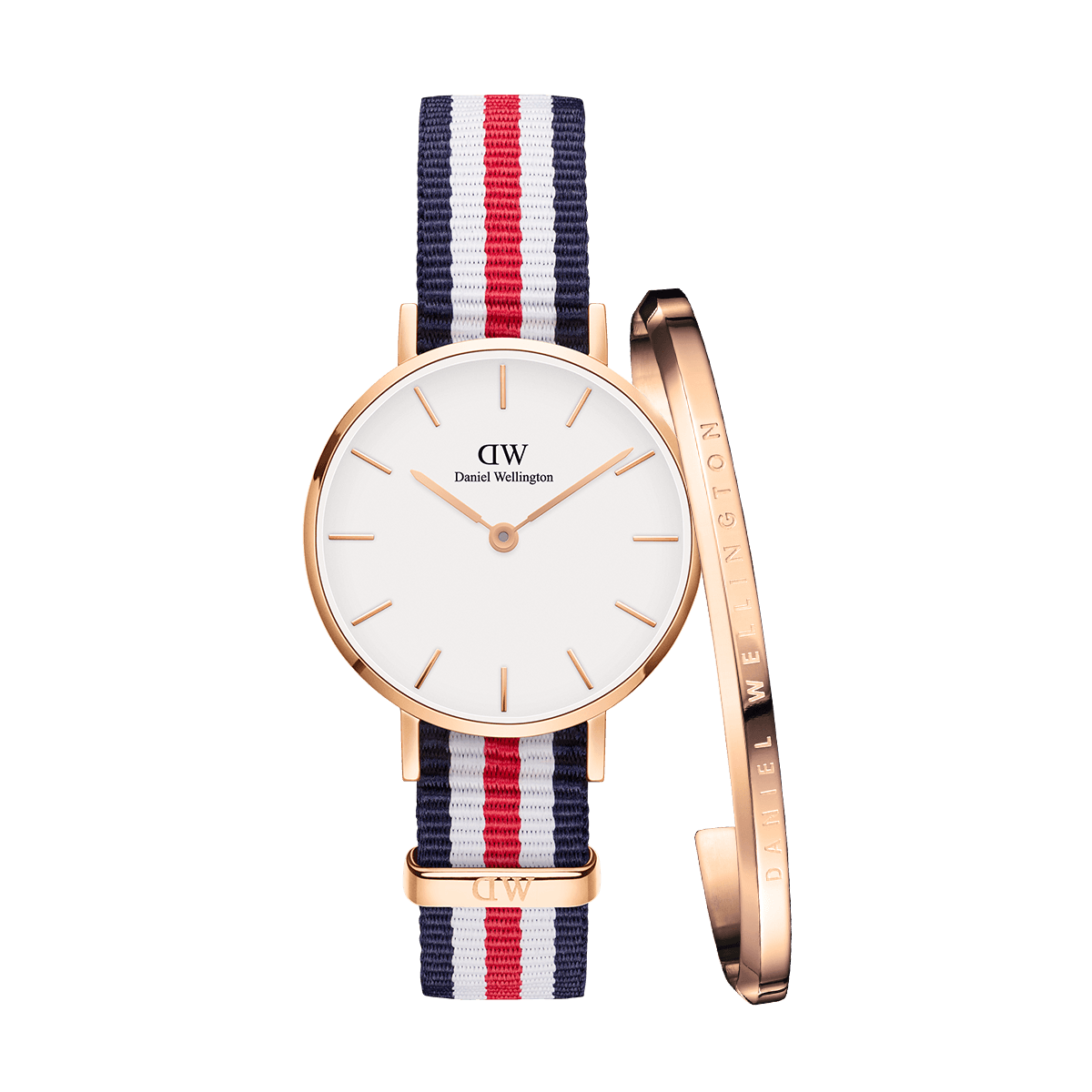 dw官网 dw手表官网 dw中国官网 dw官方旗舰店 DW DW官网 Bundle W+B Petite 28 Canterbury +Classic Bracelet S RG
