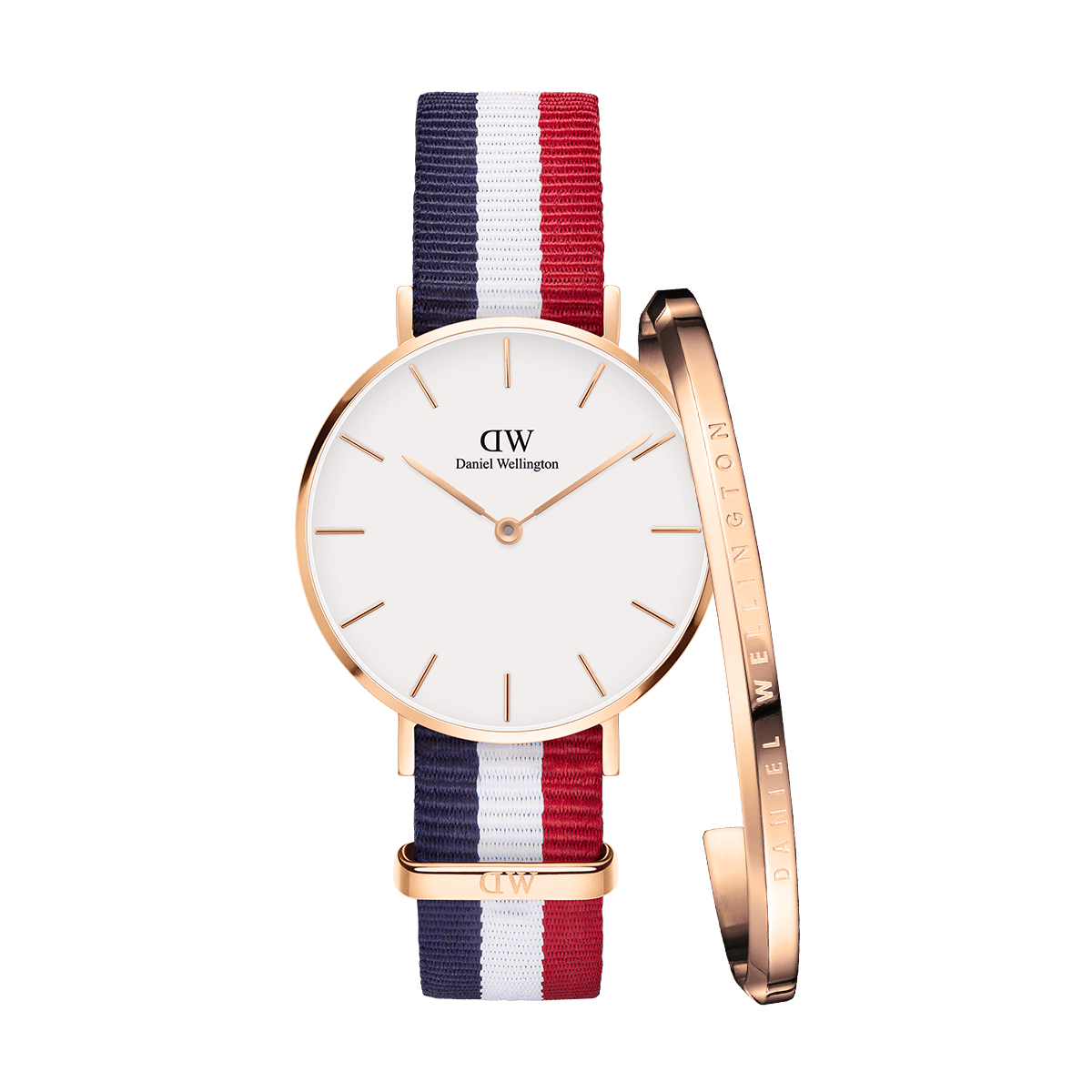 dw官网 dw手表官网 dw中国官网 dw官方旗舰店 DW DW官网 Bundle W+B Petite 32 Cambridge +Classic Bracelet S RG