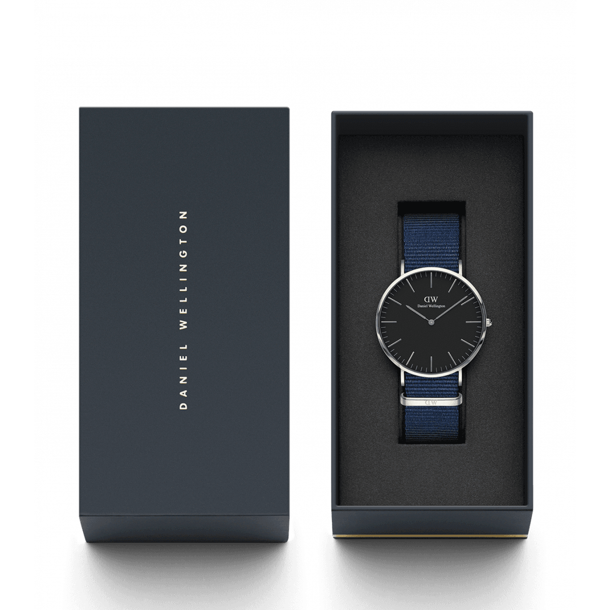 dw官网 dw手表官网 dw中国官网 dw官方旗舰店 DW DW官网 W Classic Black Bayswater Silver 40mm