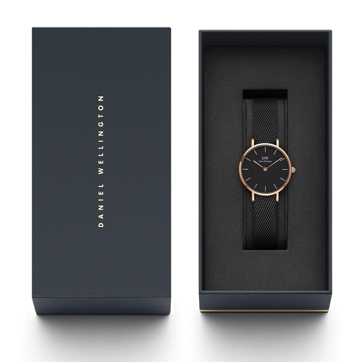 dw官网 dw手表官网 dw中国官网 dw官方旗舰店 DW DW官网 W Petite Black Ashfield RG 28mm