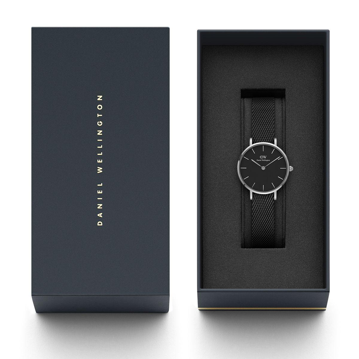 dw官网 dw手表官网 dw中国官网 dw官方旗舰店 DW DW官网 W Petite Black Ashfield Silver 28mm