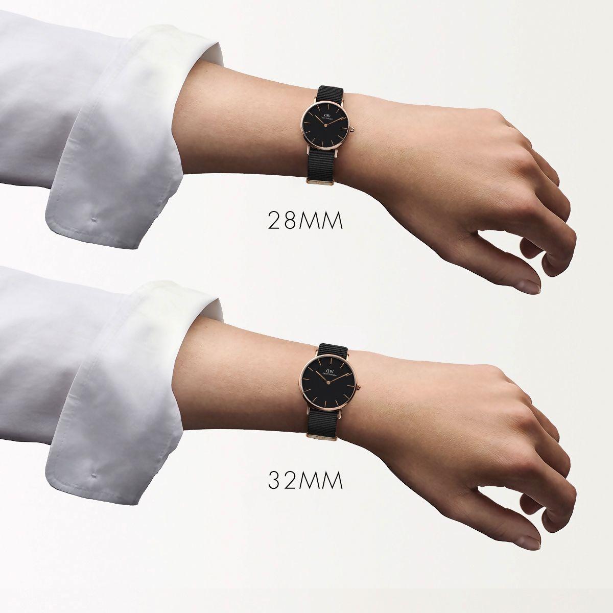 dw官网 dw手表官网 dw中国官网 dw官方旗舰店 DW DW官网 W Petite Black Cornwall RG 28mm