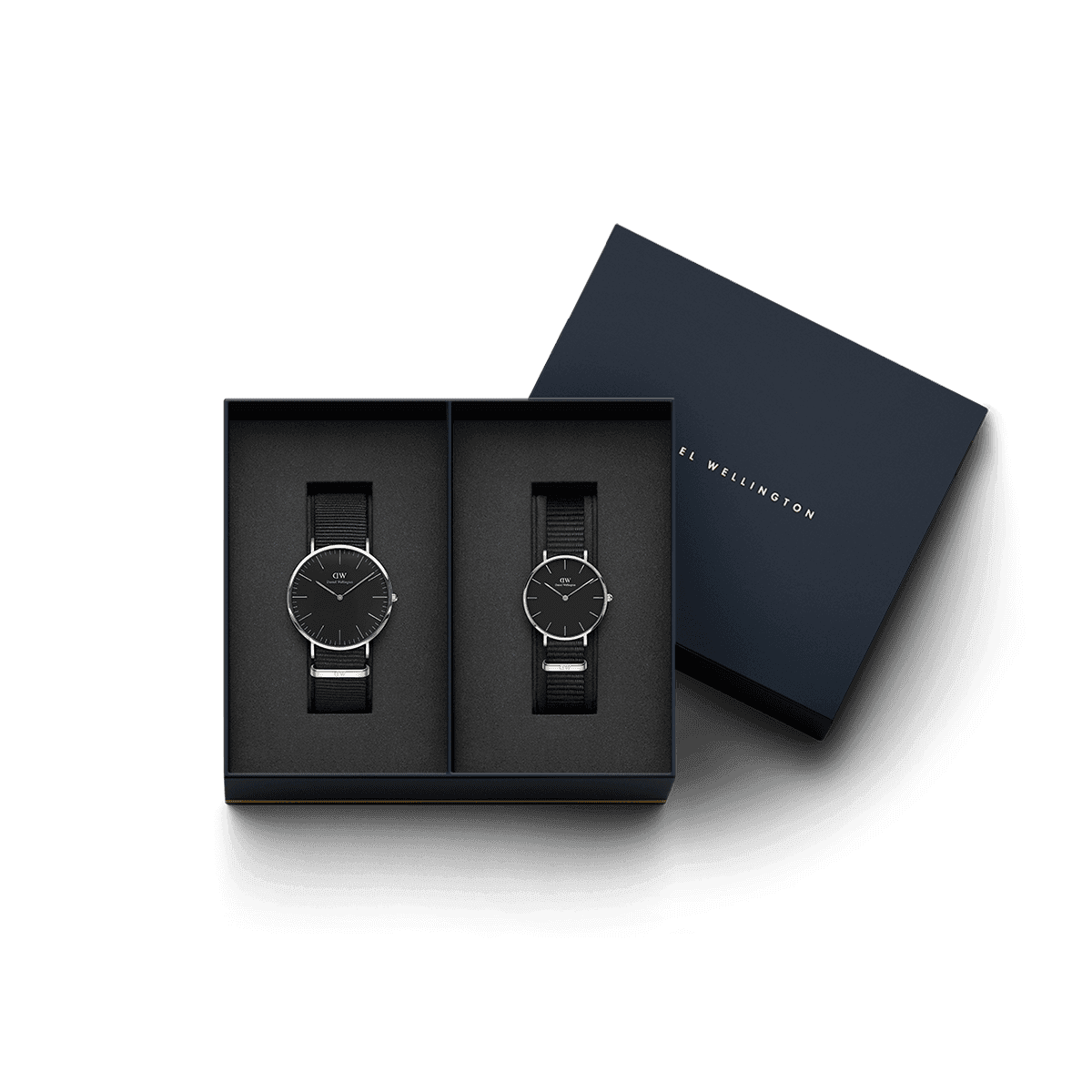 dw官网 dw手表官网 dw中国官网 dw官方旗舰店 DW DW官网 Bundle W+W Classic Black Cornwall Silver 40mm+Petite Black Cornwall Silver 32mm