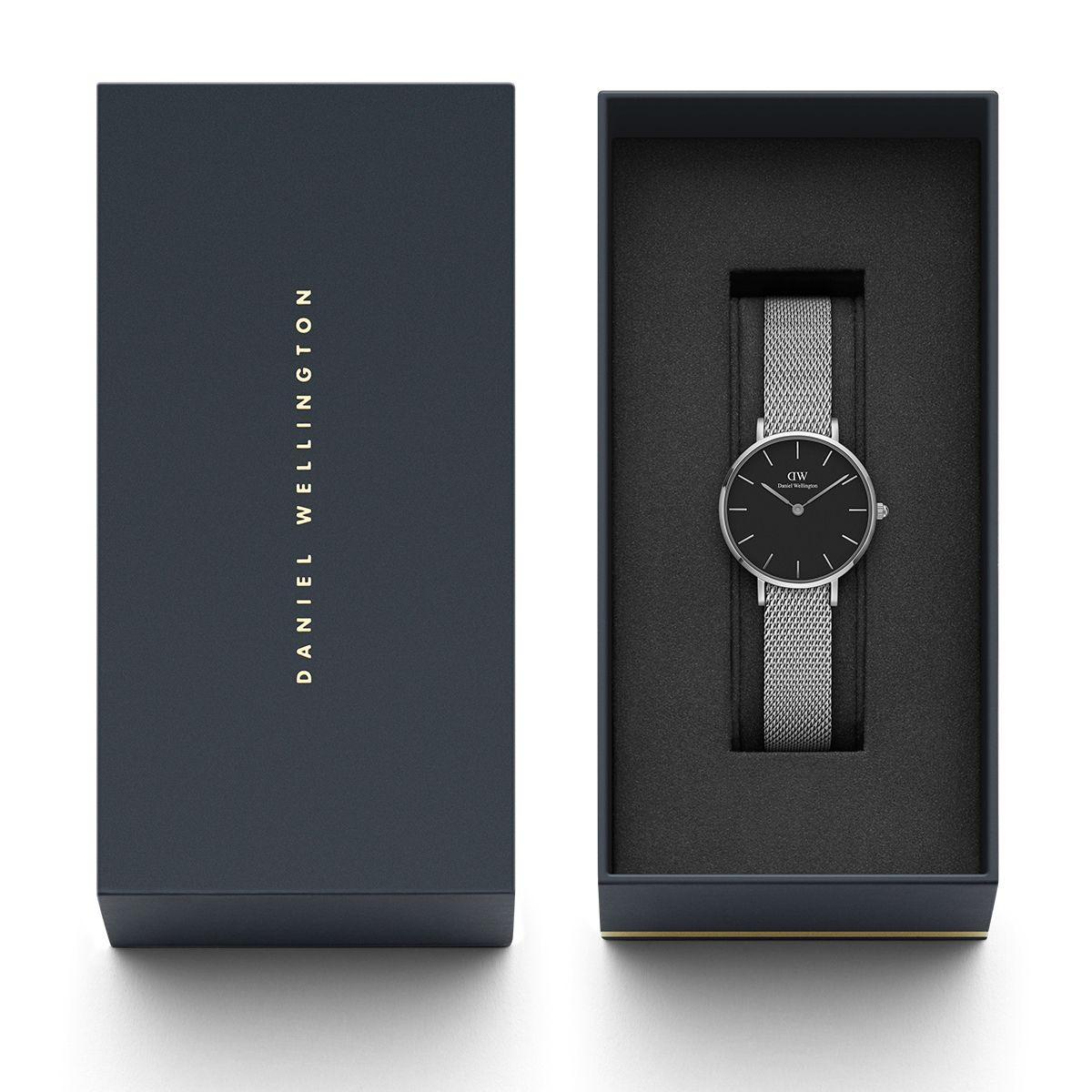 dw官网 dw手表官网 dw中国官网 dw官方旗舰店 DW DW官网 W Petite Black Sterling Silver 28mm