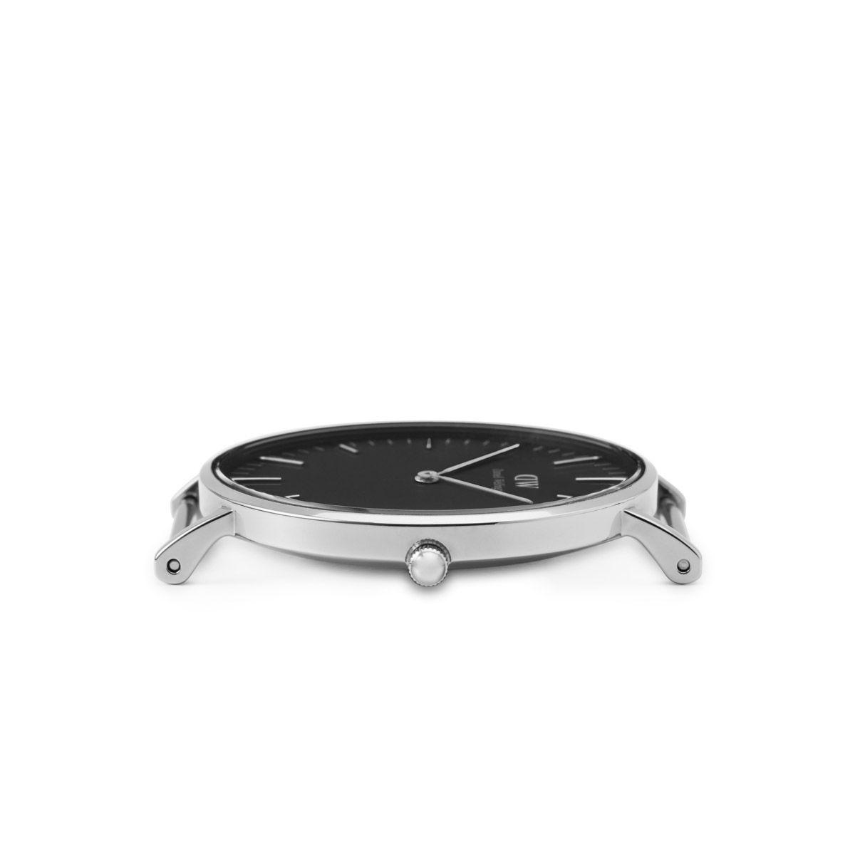 dw官网 dw手表官网 dw中国官网 dw官方旗舰店 DW DW官网 W Classic Black Sheffield Silver 40mm