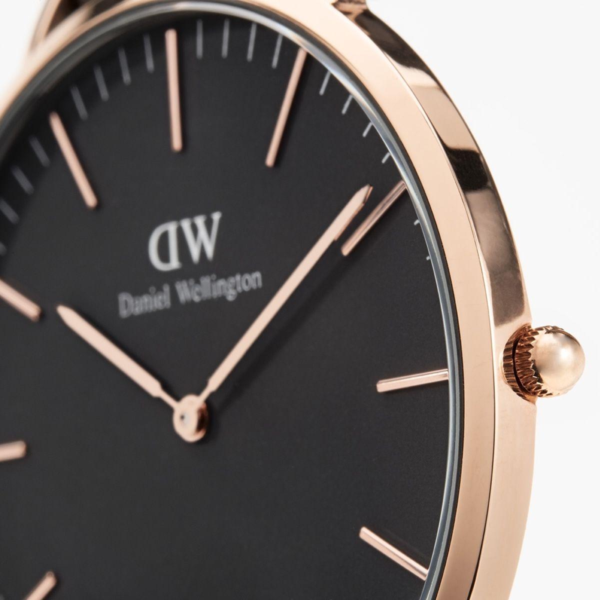 dw官网 dw手表官网 dw中国官网 dw官方旗舰店 DW DW官网 W Classic Black Roselyn RG 40mm