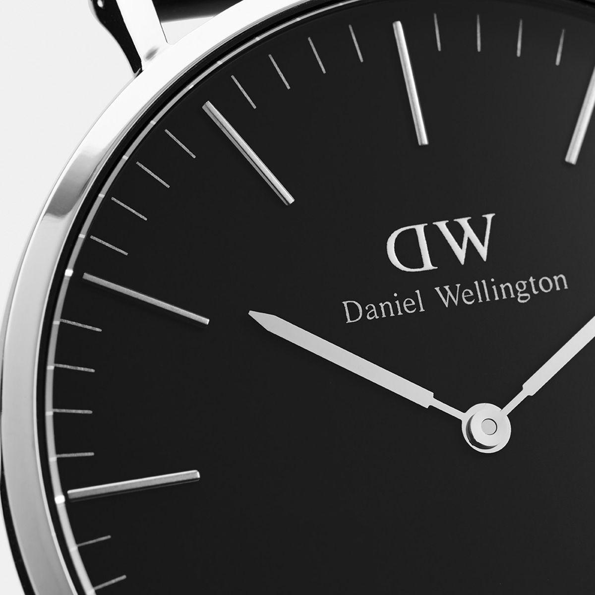 dw官网 dw手表官网 dw中国官网 dw官方旗舰店 DW DW官网 W Classic Black Bayswater Silver 40mm