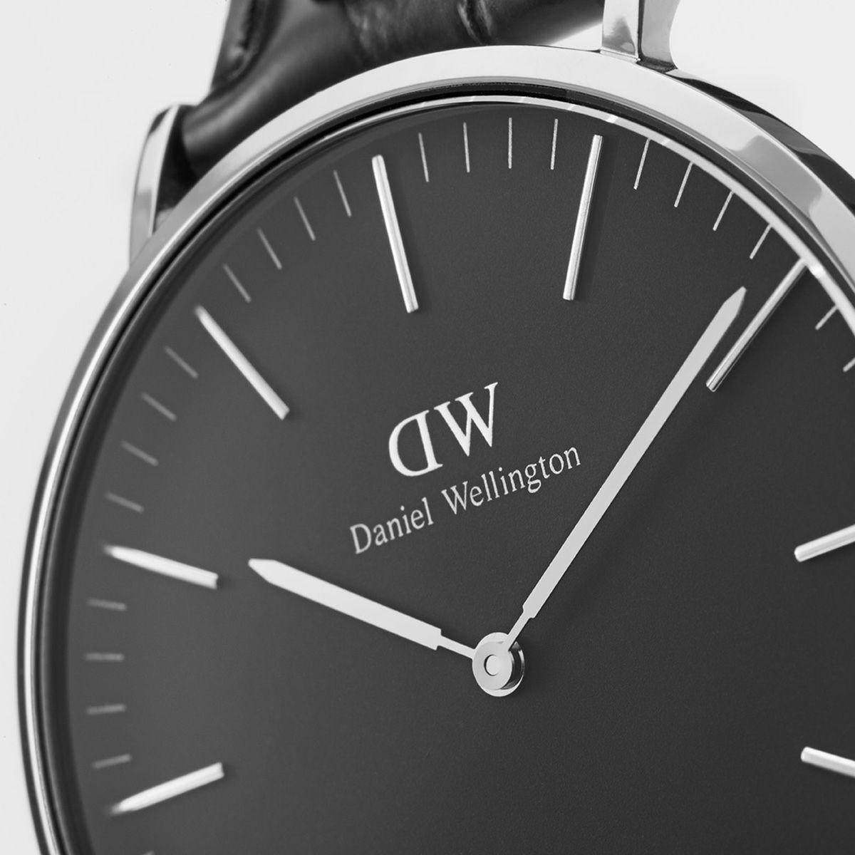 dw官网 dw手表官网 dw中国官网 dw官方旗舰店 DW DW官网 W Classic Black Bayswater Silver 40mm