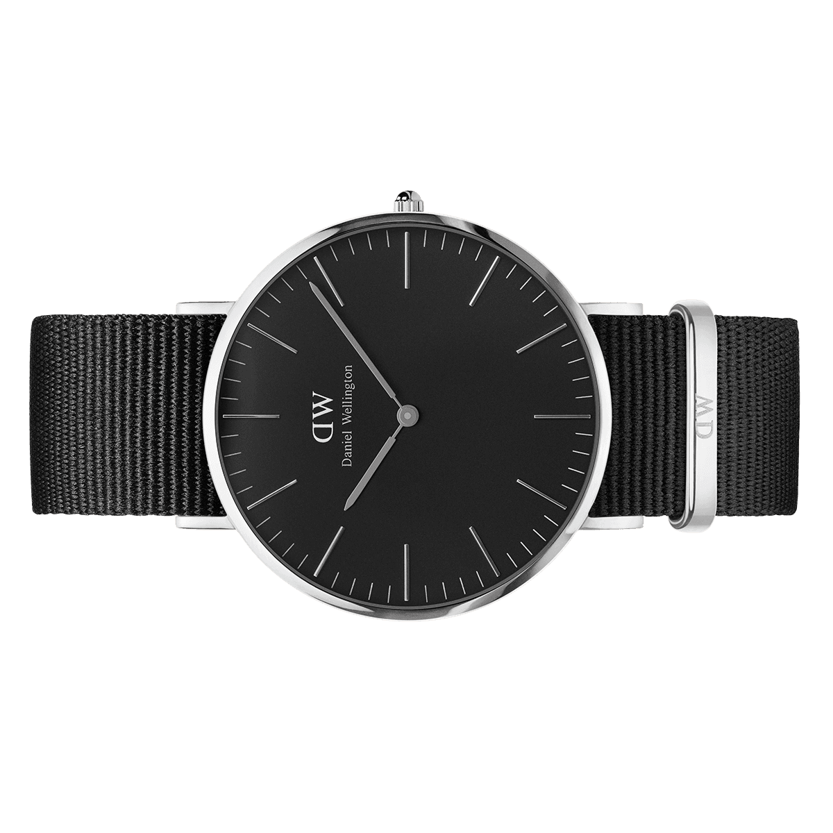 dw官网 dw手表官网 dw中国官网 dw官方旗舰店 DW DW官网 W Classic Black Cornwall Silver 40mm