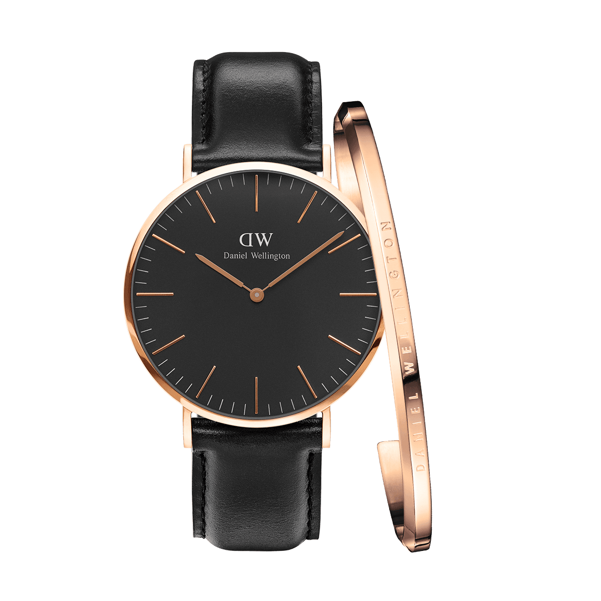 dw官网 dw手表官网 dw中国官网 dw官方旗舰店 DW DW官网 Bundle W+B Classic Black Sheffield RG 40mm+Bracelet RG L