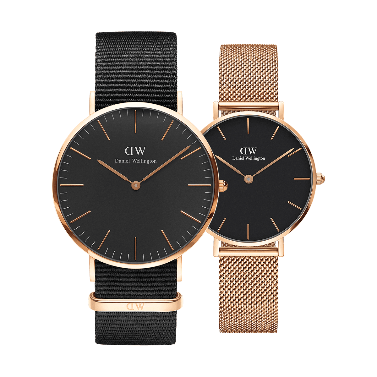 dw官网 dw手表官网 dw中国官网 dw官方旗舰店 DW DW官网 Bundle W+W Petite Black Melrose RG 32mm+Classic Black Cornwall RG 40mm