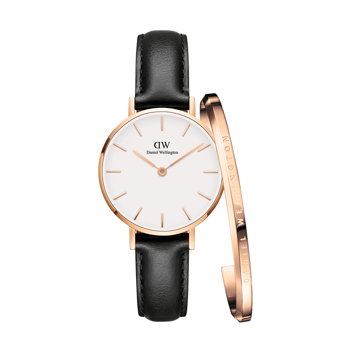 dw官网 dw手表官网 dw中国官网 dw官方旗舰店 DW DW官网 Bundle W+B Petite Sheffield RG 28mm+Classic Bracelet White RG S
