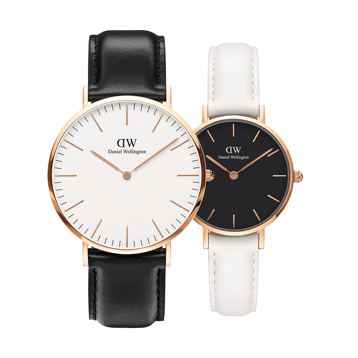 dw官网 dw手表官网 dw中国官网 dw官方旗舰店 DW DW官网 Bundle W+W Petite Black Bondi RG 28mm+Classic Sheffield RG 40mm