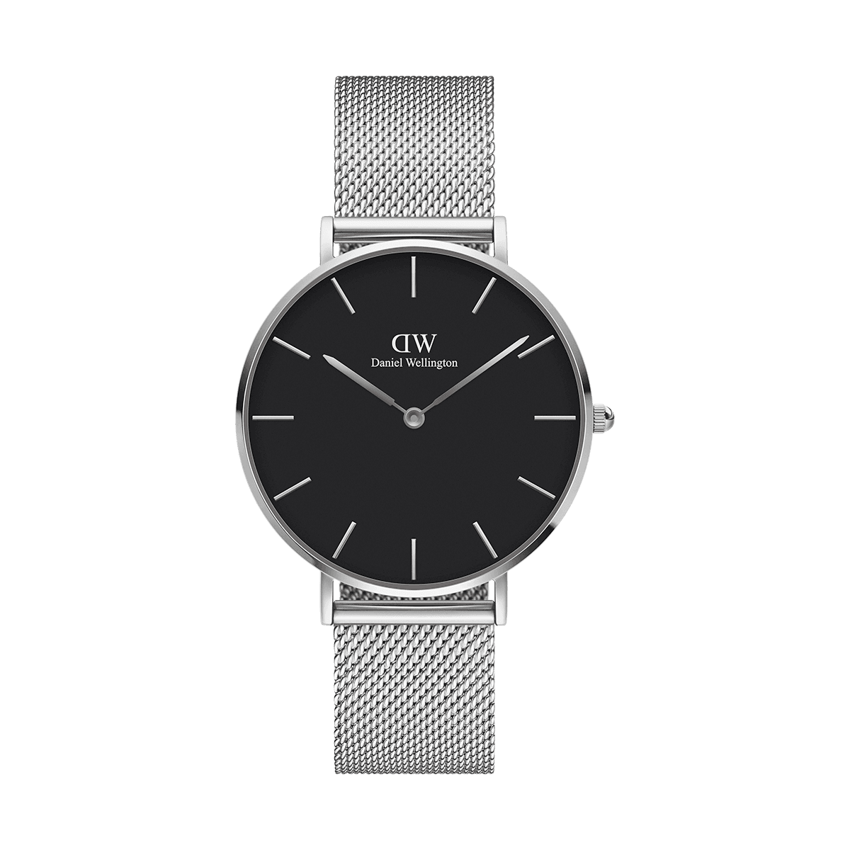 dw官网 dw手表官网 dw中国官网 dw官方旗舰店 DW DW官网 W Petite Black Sterling Silver 36mm