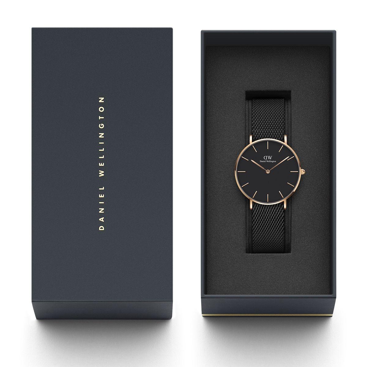 dw官网 dw手表官网 dw中国官网 dw官方旗舰店 DW DW官网 W Petite Black Ashfield RG 36mm