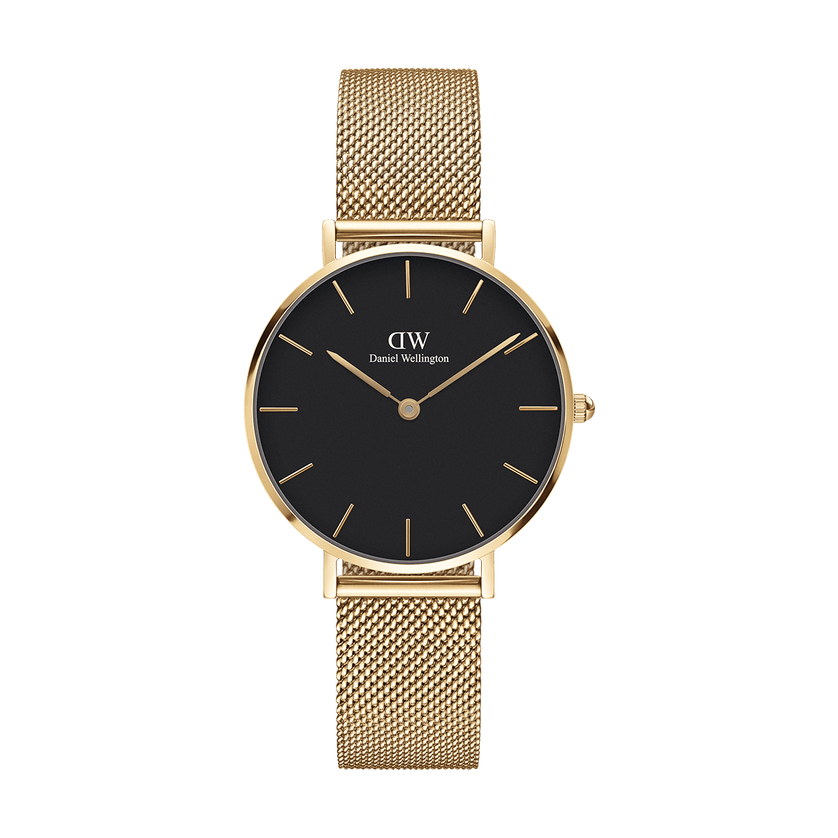 dw官网 dw手表官网 dw中国官网 dw官方旗舰店 DW DW官网 Watch Petite Black Evergold Gold 32mm