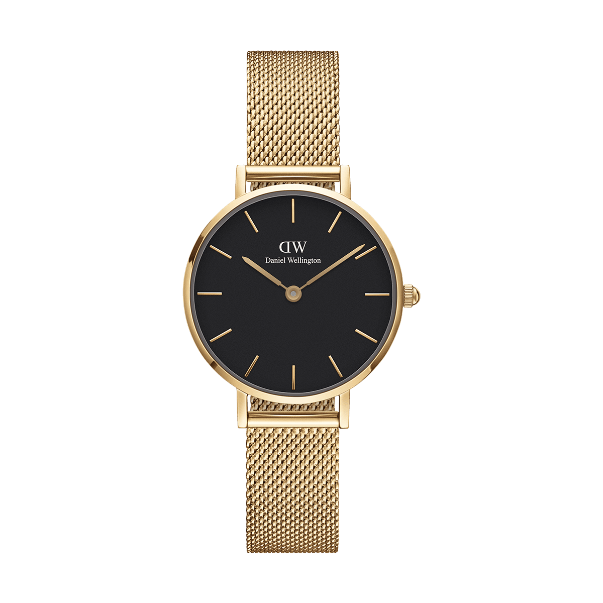 dw官网 dw手表官网 dw中国官网 dw官方旗舰店 DW DW官网 Watch Petite Black Evergold Gold 28mm