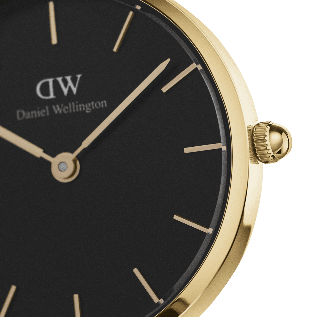 dw官网 dw手表官网 dw中国官网 dw官方旗舰店 DW DW官网 Watch Petite Black Evergold Gold 28mm