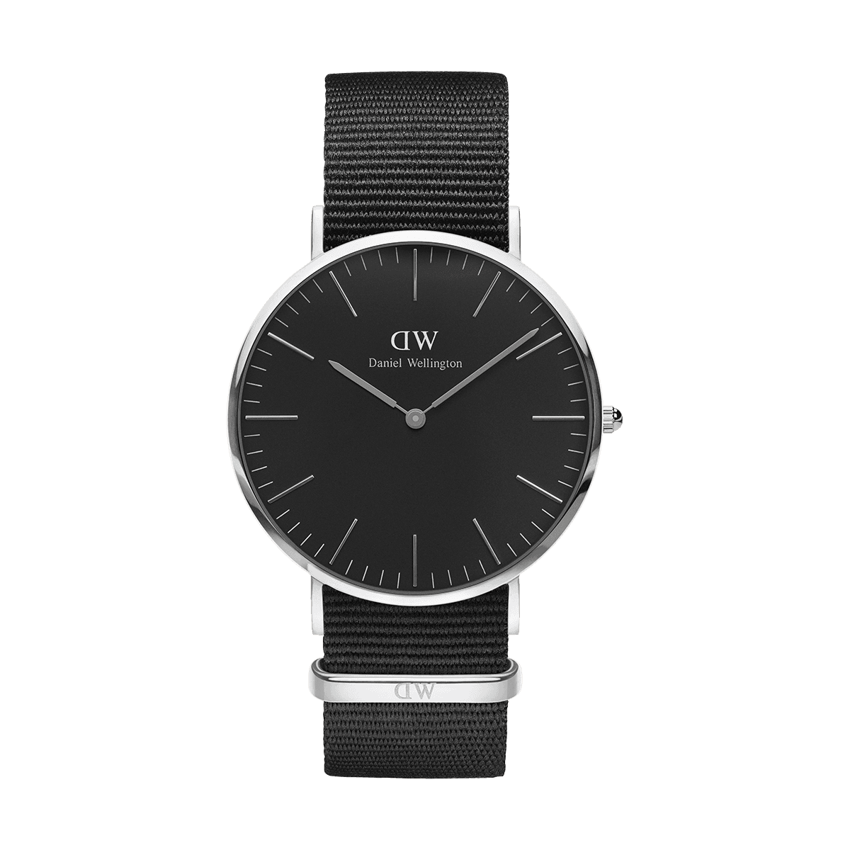dw官网 dw手表官网 dw中国官网 dw官方旗舰店 DW DW官网 W Classic Black Cornwall Silver 40mm