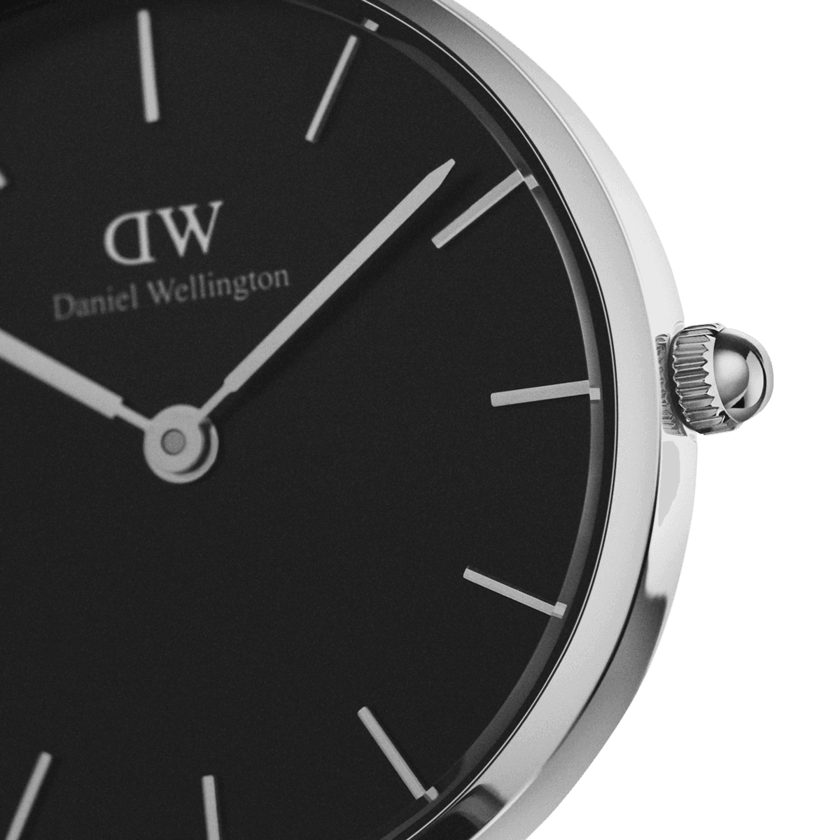 dw官网 dw手表官网 dw中国官网 dw官方旗舰店 DW DW官网 W Petite Black Ashfield Silver 28mm