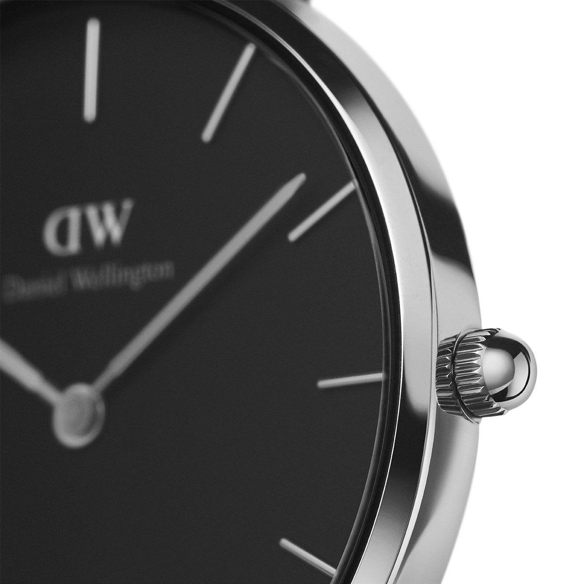 dw官网 dw手表官网 dw中国官网 dw官方旗舰店 DW DW官网 W Petite Black Sterling Silver 32mm