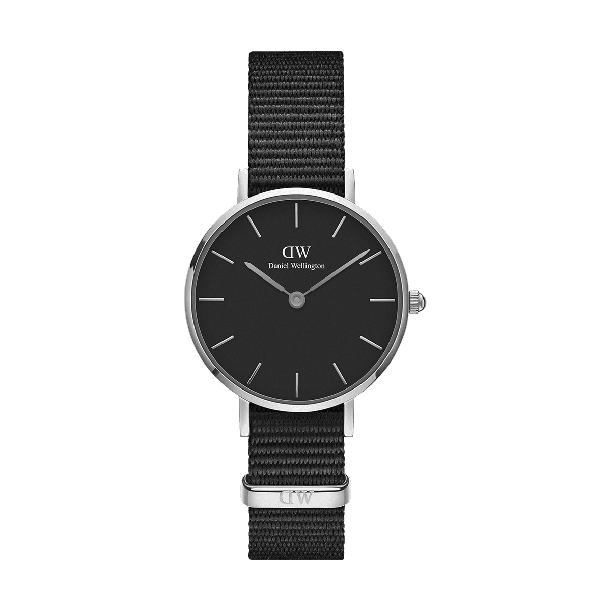 dw官网 dw手表官网 dw中国官网 dw官方旗舰店 DW DW官网 W Petite Black Cornwall Silver 28mm