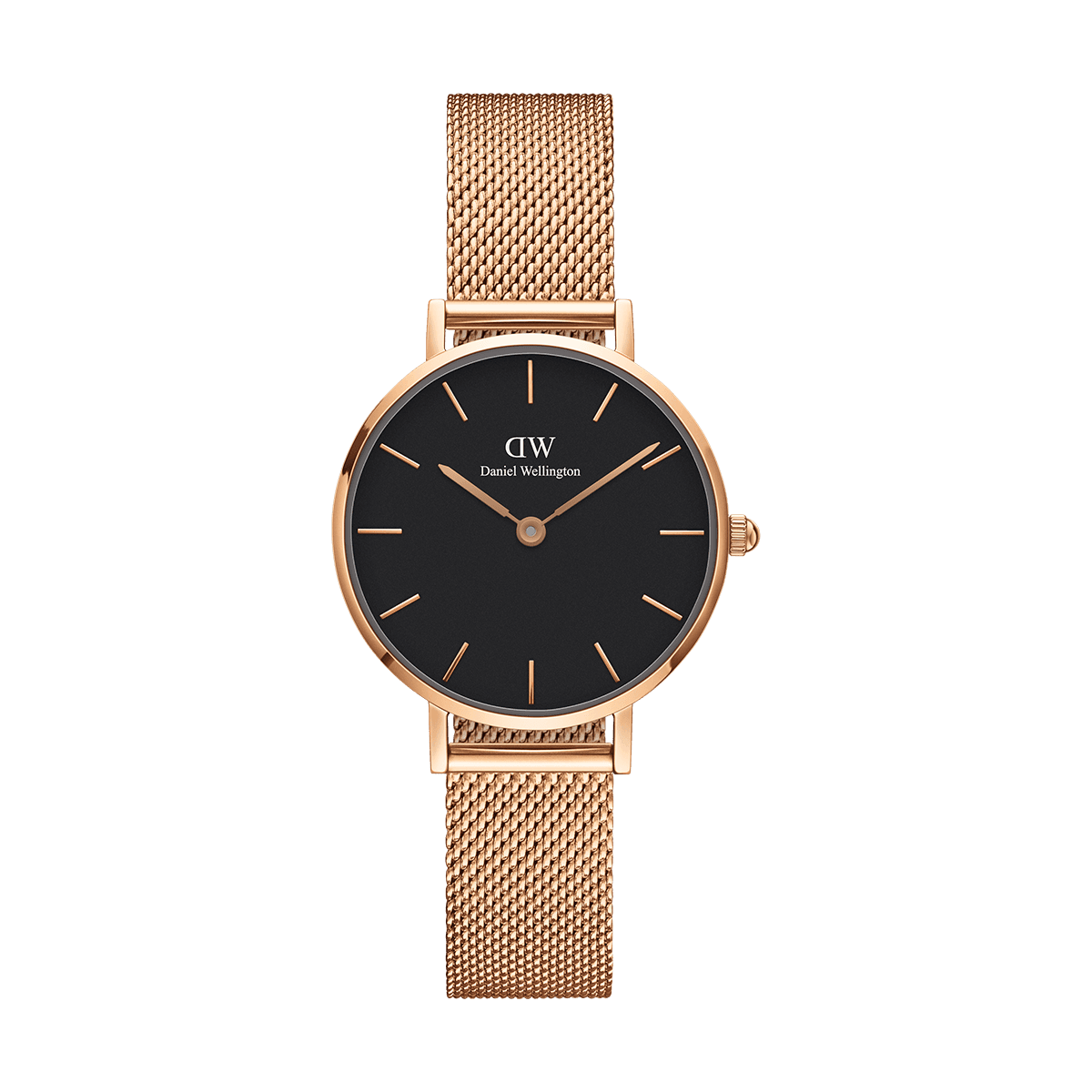 dw官网 dw手表官网 dw中国官网 dw官方旗舰店 DW DW官网 W Petite Black Melrose RG 28mm