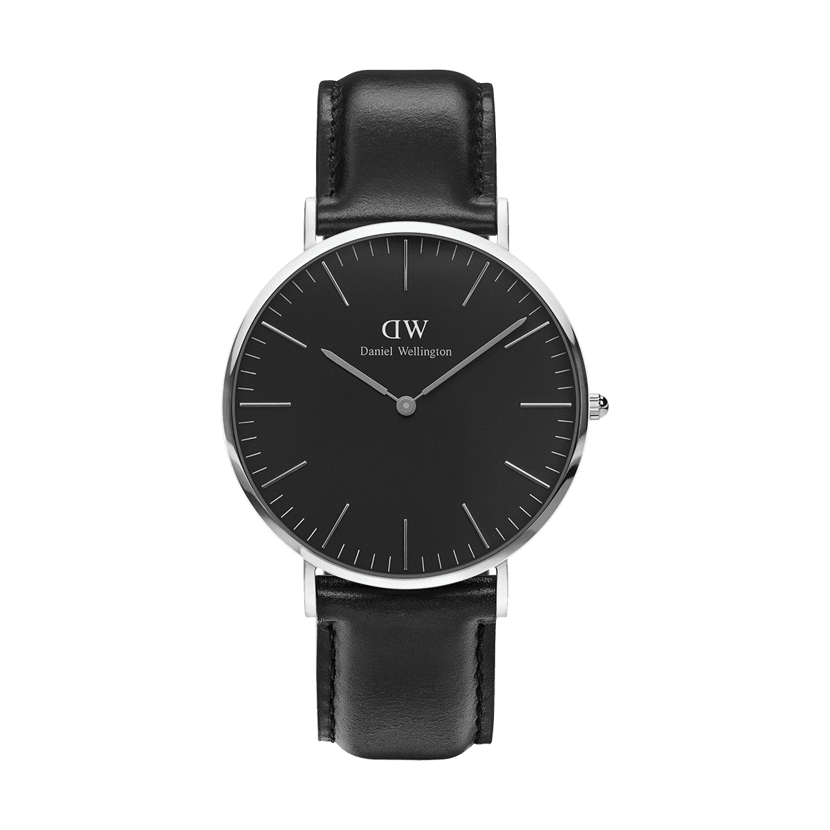 dw官网 dw手表官网 dw中国官网 dw官方旗舰店 DW DW官网 W Classic Black Sheffield Silver 40mm