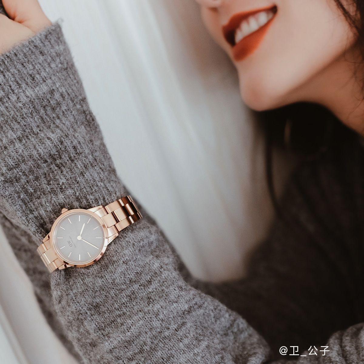 dw官网 dw手表官网 dw中国官网 dw官方旗舰店 DW DW官网 Watch Iconic Link RG Grey 28mm