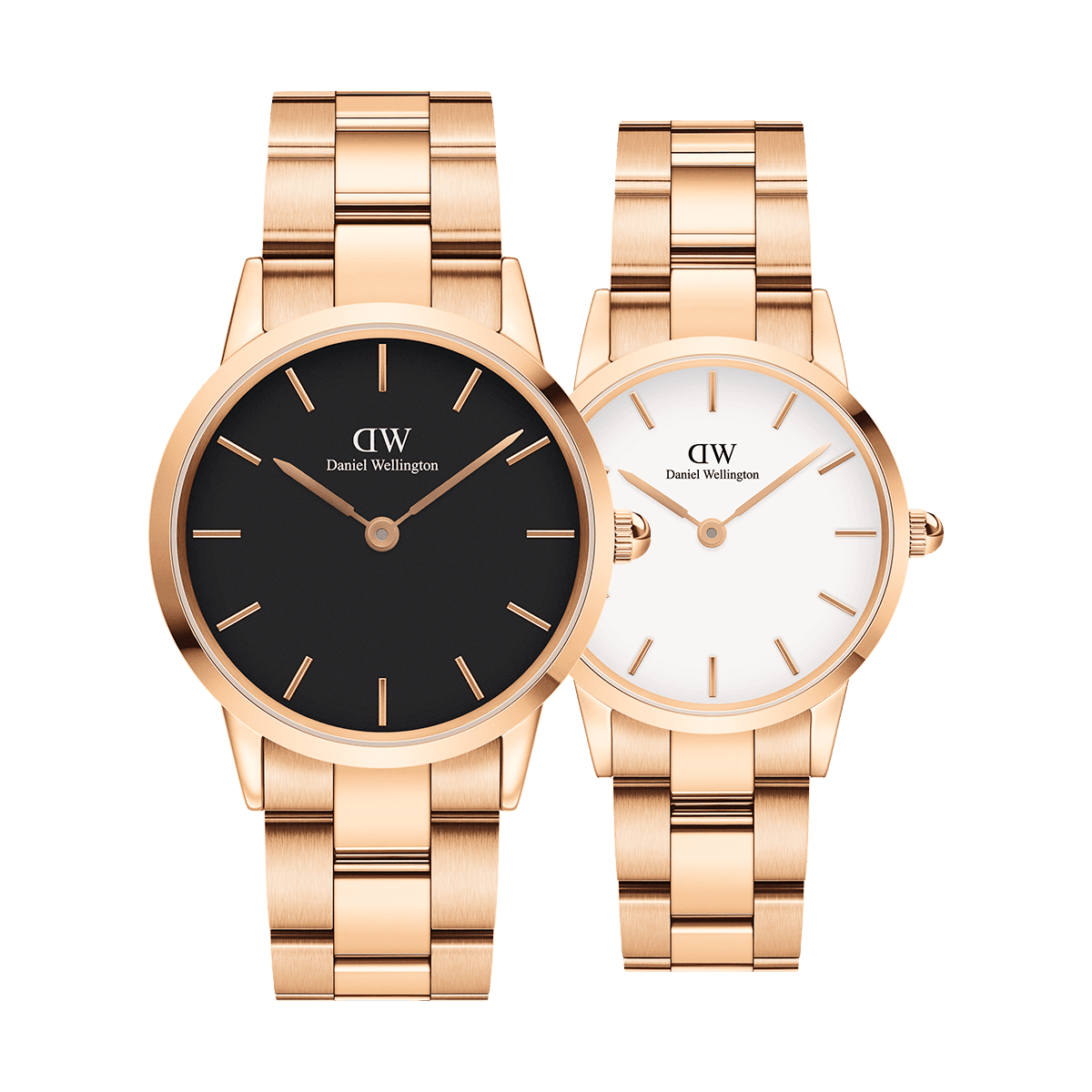 dw官网 dw手表官网 dw中国官网 dw官方旗舰店 DW DW官网 Bundle W+W Iconic Black Link RG 36mm+Iconic Link RG 28mm