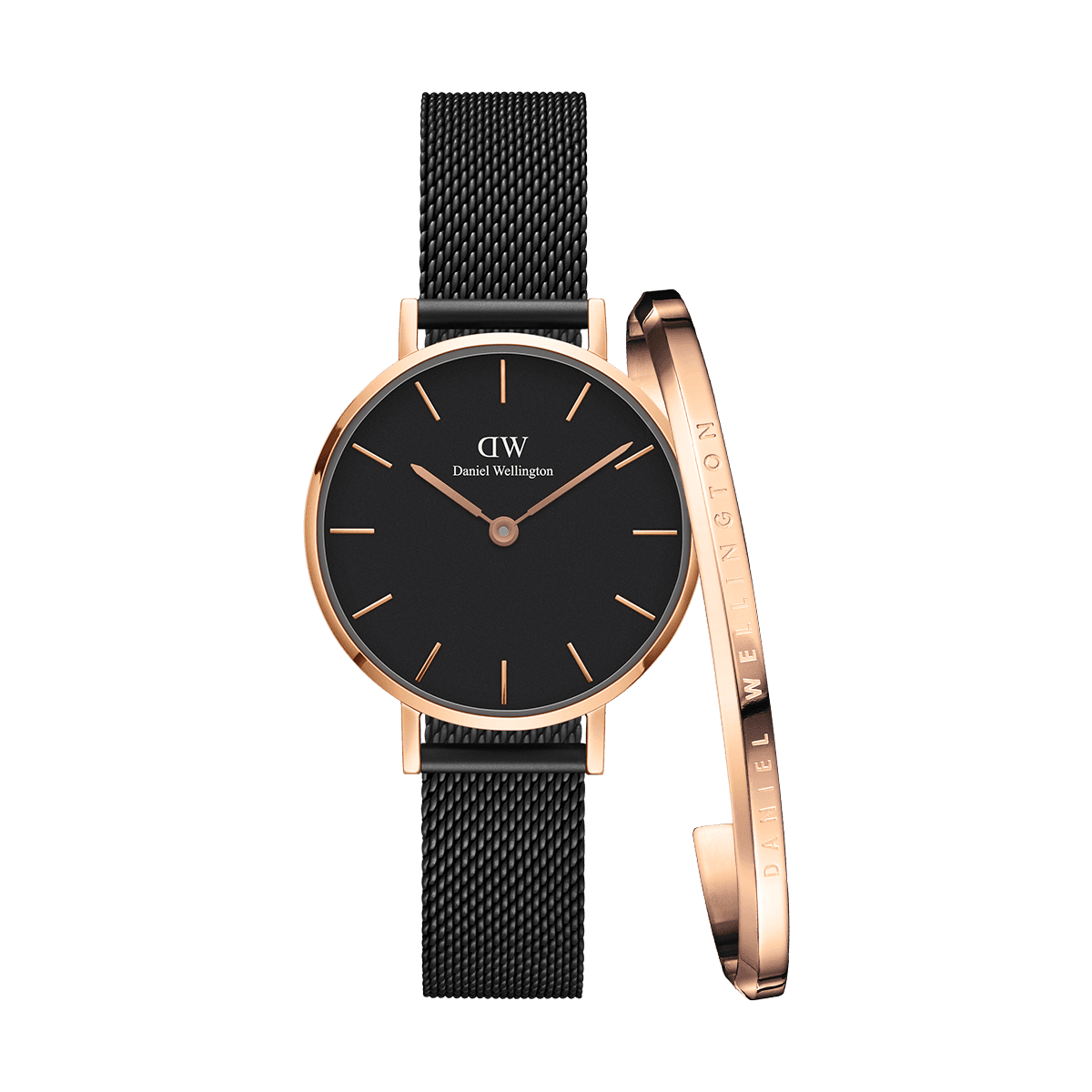 dw官网 dw手表官网 dw中国官网 dw官方旗舰店 DW DW官网 Bundle W+B Petite Black Ashfield RG 28mm+Bracelet RG S