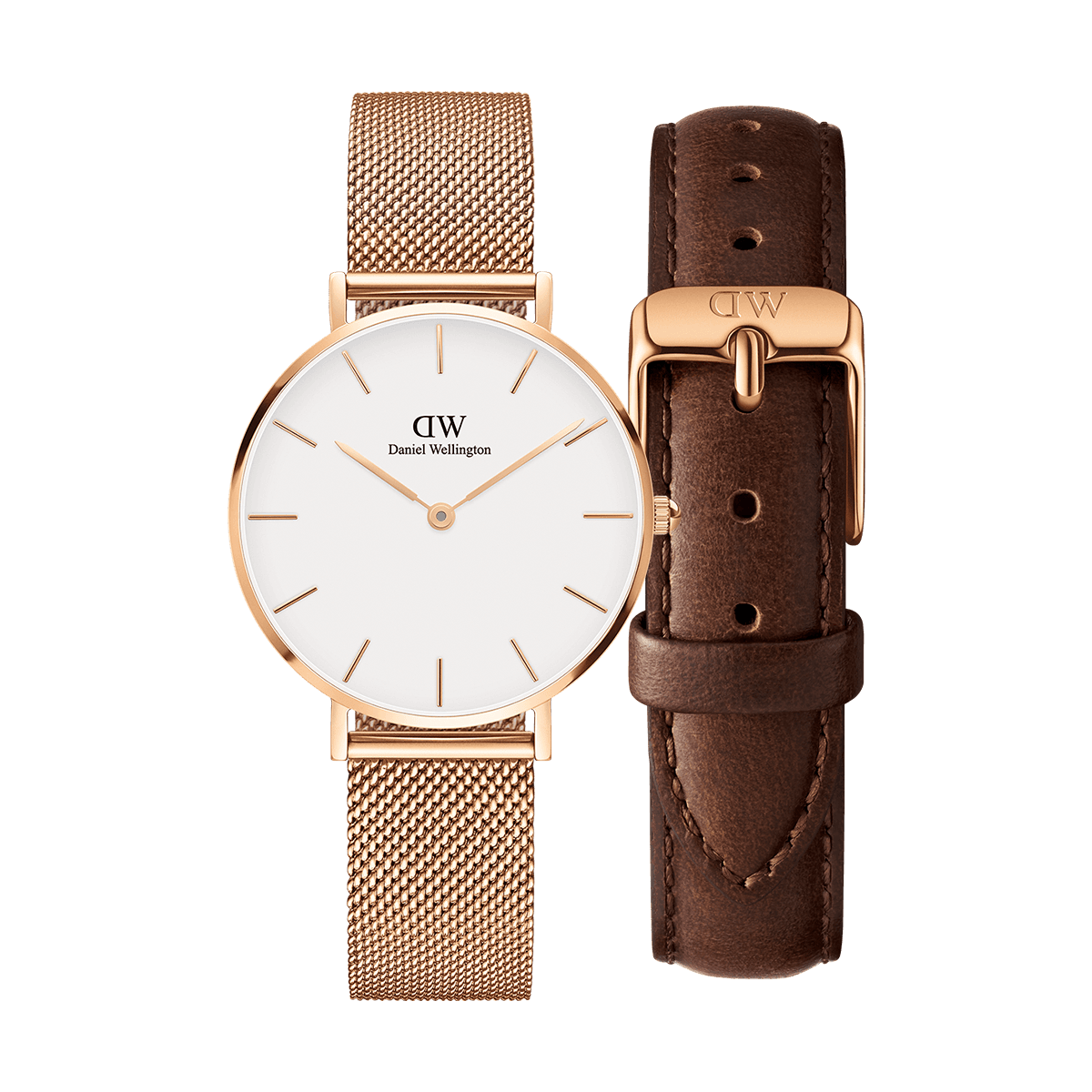 dw官网 dw手表官网 dw中国官网 dw官方旗舰店 DW DW官网 Bundle W+S Petite Melrose RG 32mm+Bristol 14mm