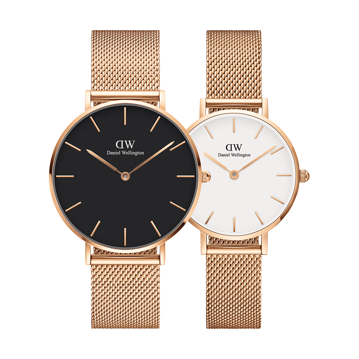 dw官网 dw手表官网 dw中国官网 dw官方旗舰店 DW DW官网 Bundle W+W Petite Black Melrose RG 36mm+Petite Melrose RG 28mm