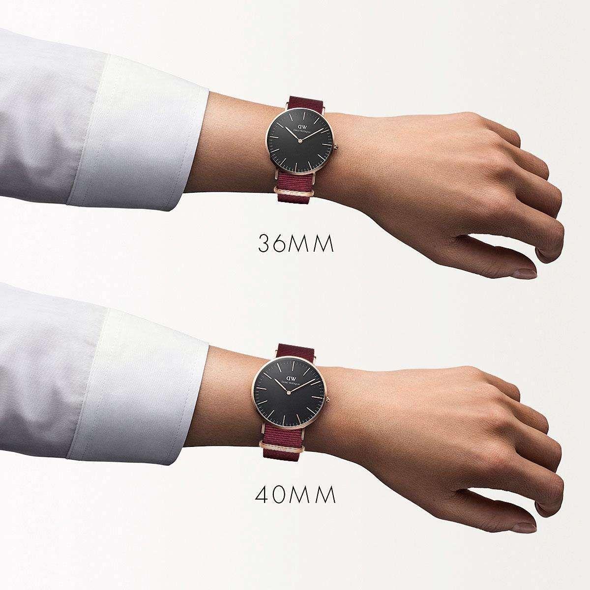 dw官网 dw手表官网 dw中国官网 dw官方旗舰店 DW DW官网 W Classic Black Roselyn RG 36mm